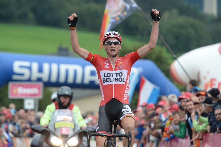 Tim Wellens Eneco Tour 2014 Tim Wellens solos into overall lead