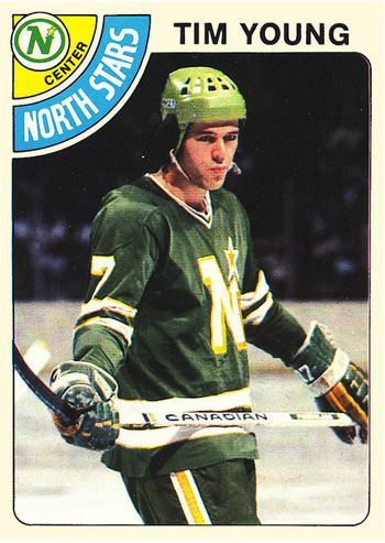 Tim Young (ice hockey) Third String Goalie 197677 Minnesota North Stars Tim Young Jersey