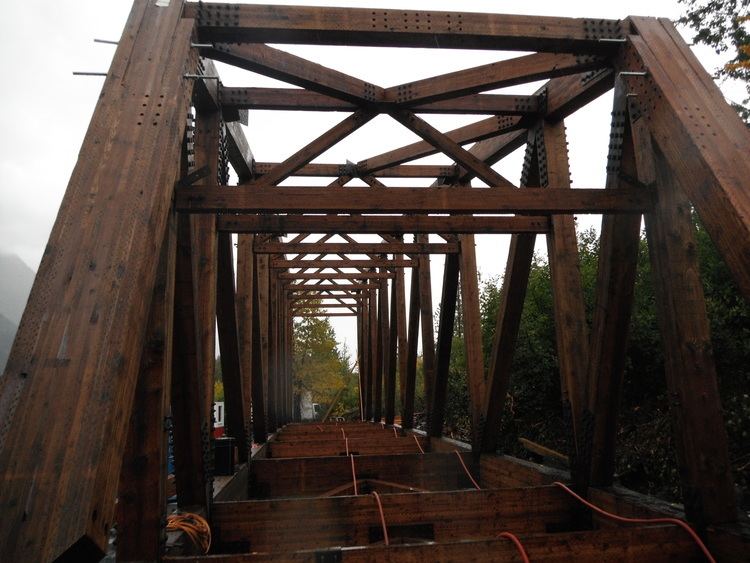 Timber bridge FileTimber bridge under construction Kenai Peninsulajpg