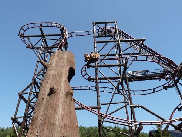 Timber Drop OCT goes OTT with SampS Park World Online Theme Park Amusement