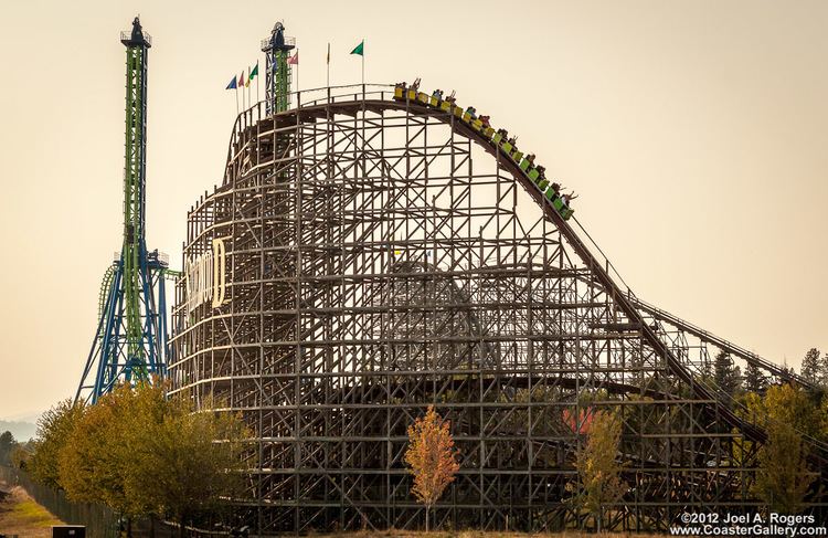 Timber Terror Timber Terror coaster at Silverwood Theme Park Mapionet