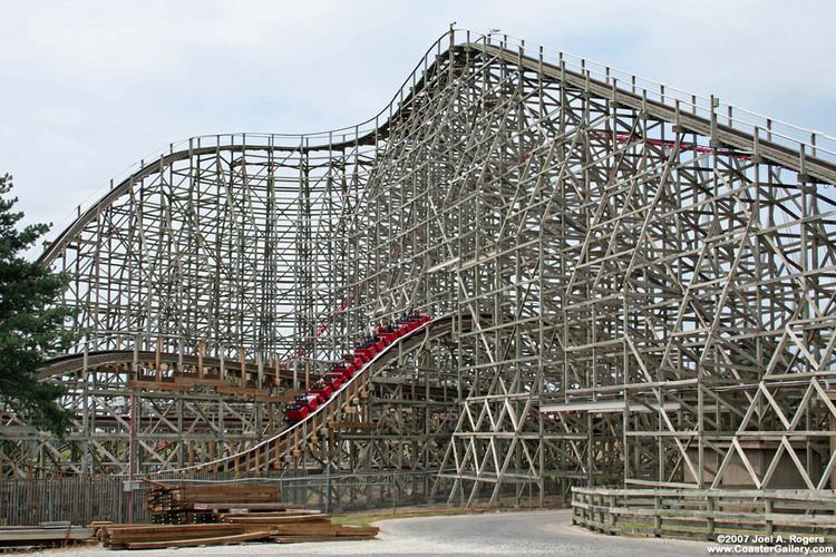 Timber Wolf (roller coaster) Timber Wolf roller coaster Mapionet