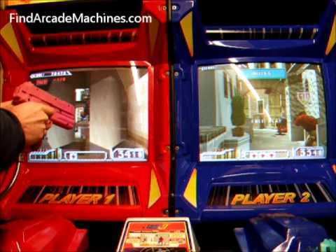 Time Crisis II Time Crisis 2 Twin Shooter Arcade Machine in Play YouTube