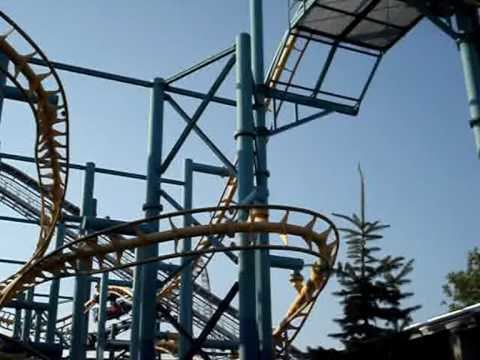 Time Warp (roller coaster) Canadas Wonderland Time Warp Roller Coaster YouTube