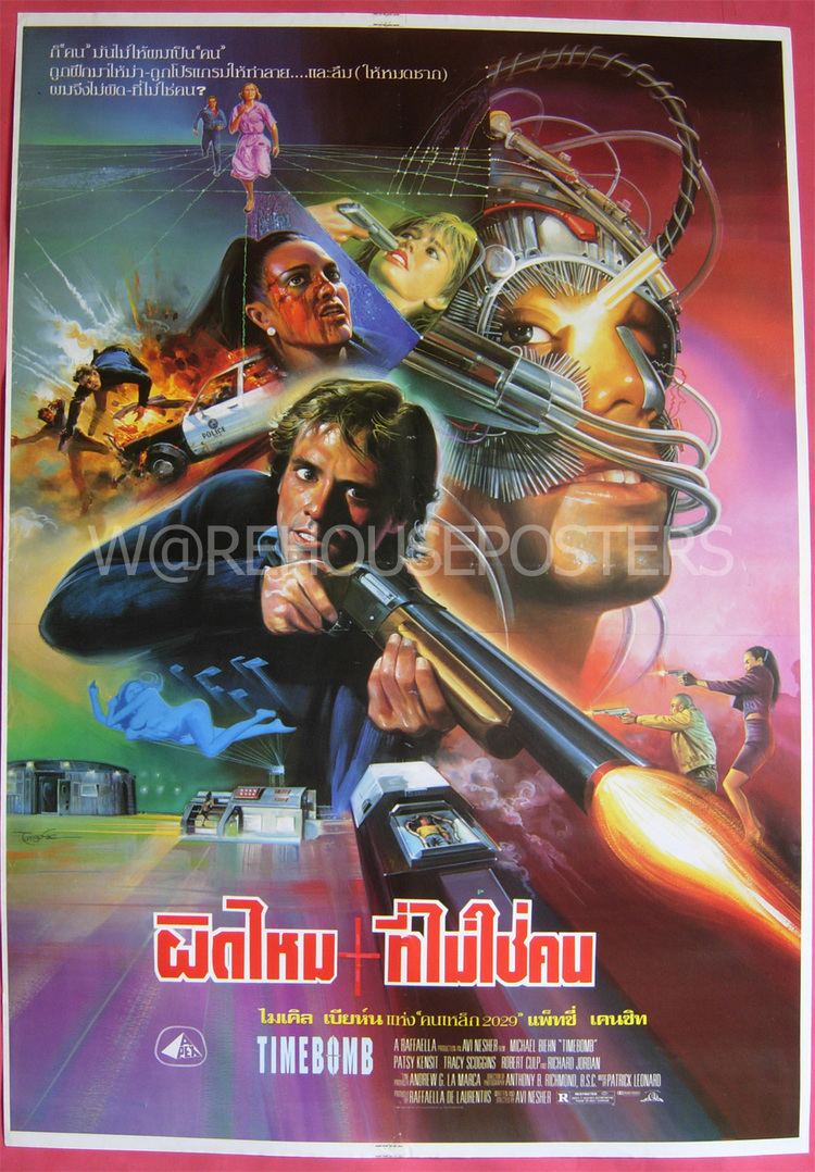 Timebomb 1991 Thai Movie Poster Michael Biehn eBay