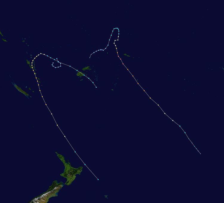 Timeline of the 2003–04 South Pacific cyclone season
