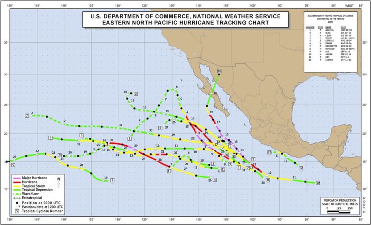 Timeline of the 2004 Pacific hurricane season
