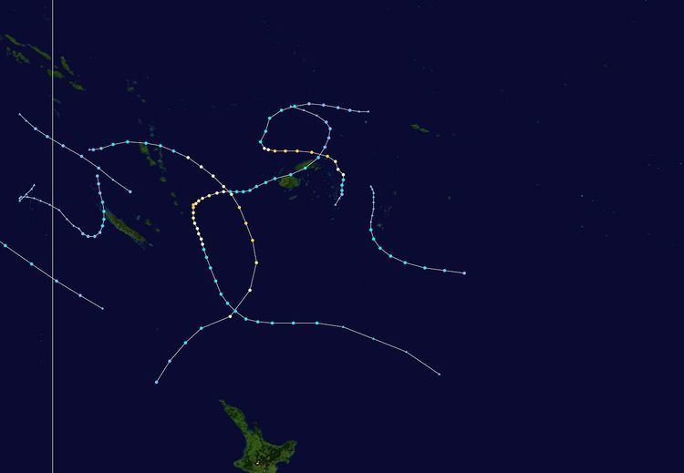 Timeline of the 2007–08 South Pacific cyclone season