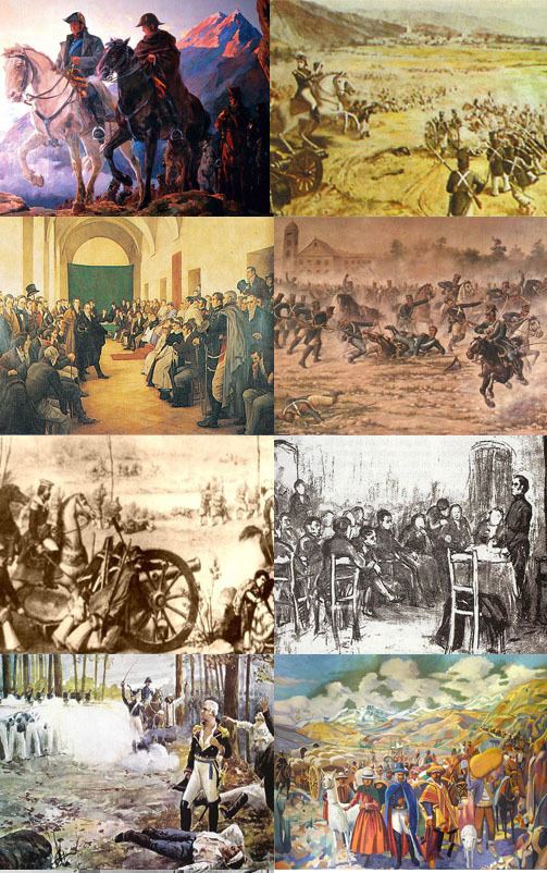 Timeline of the Argentine War of Independence