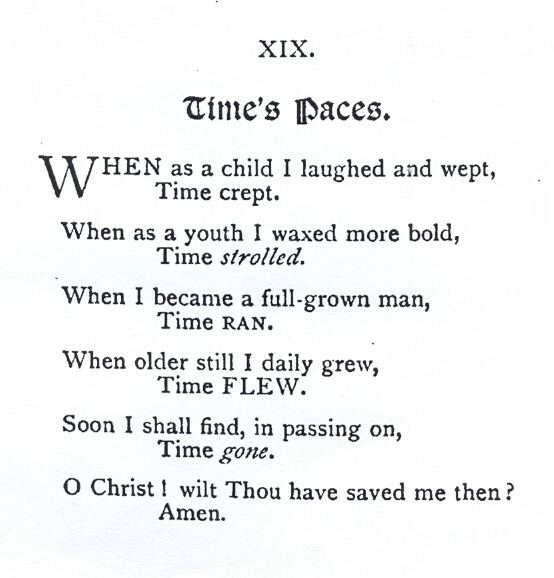 Time's Paces