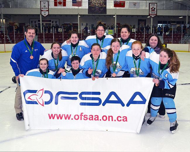 Timmins High and Vocational School Blues win antique bronze Timmins Press