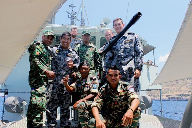 Timor Leste Defence Force HMAS Diamantina completes successful training exercise with Timor