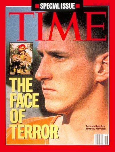 Timothy McVeigh Images relating to the Oklahoma City Bombing and Trial of