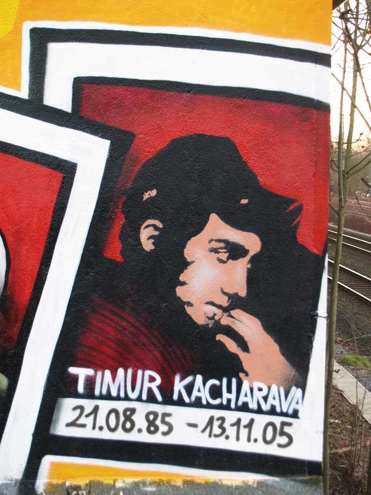Timur Kacharava Antifascist graffiti UK Indymedia