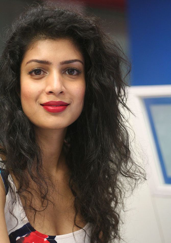 Tina Desai PIX Marigold Hotel actress Tina Desai visits Rediff