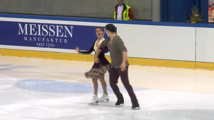 Tina Garabedian ISU 2014 Jr Grand Prix Dresden Free Dance Tina GARABEDIAN