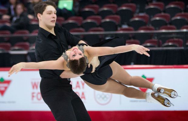 Tina Garabedian Tina Garabedian and Alexandre Lalibert compete in the Junior Ice