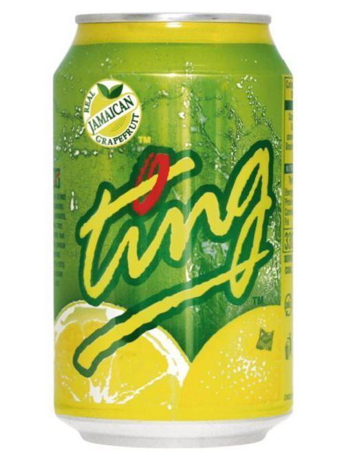 Ting (soft drink) Ting a refreshing carbonated grapefruit soft drink from Jamaica