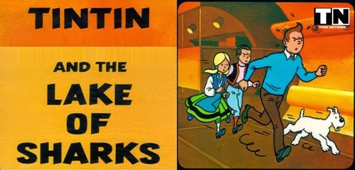 Tintin and the Lake of Sharks movie scenes Tintin is sent to guard Professor Calculus who has invented a machine that can duplicate anything and is staying in a village near the border of Syldavia 