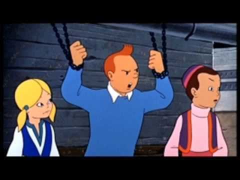 Tintin and the Lake of Sharks movie scenes Tintin et le Lac aux Requins Theme