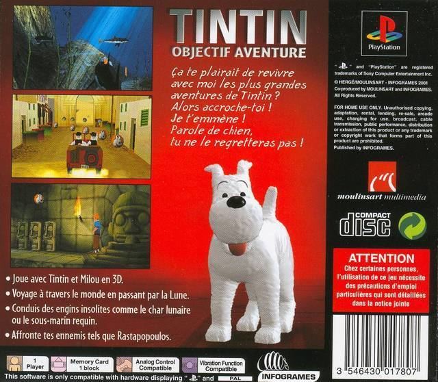 Tintin: Destination Adventure Tintin Destination Adventure Box Shot for PlayStation GameFAQs