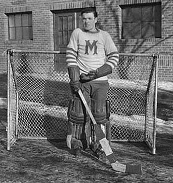 Tiny Thompson Third String Goalie 193233 Boston Bruins Tiny Thompson