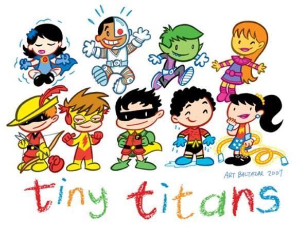 Tiny Titans Art Baltazar39s Tiny Titans Page