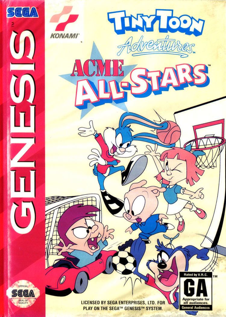 Tiny Toon Adventures: ACME All-Stars Tiny Toon Adventures Acme AllStars for Genesis 1994 MobyGames