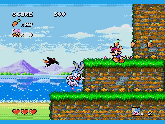Tiny Toon Adventures: Buster's Hidden Treasure Tiny Toon Adventures Buster39s Hidden Treasure USA ROM lt Genesis