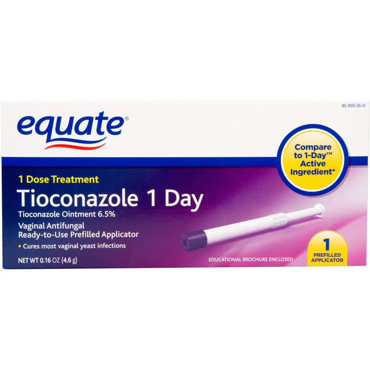 Tioconazole Equate Tioconazole 1Day Treatment 016Oz Equate Tioconazole Ointment