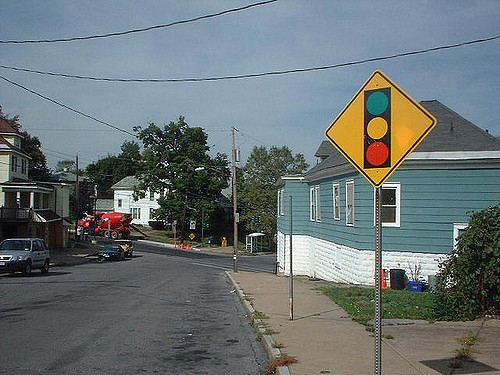 Tipperary Hill The Curious Case of the Upside Down Traffic Light in Syracuse NY