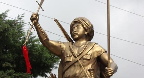 Tirot Sing KSU unveils lifesized statue of U Tirot Sing The North