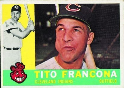 Tito Francona Baseball Card Database Tito Francona 1960