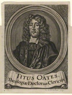 Titus Oates O is for Titus Oates