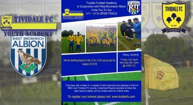 Tividale F.C. Tividale Academy Open Trials