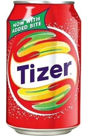 Tizer Bizarre Snacks Tizer Tizer burning bright drinking soda in the