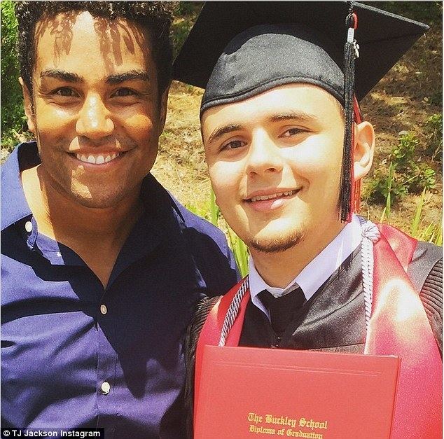 T. J. Jackson (singer) TJ Jackson beams with pride as cousin and ward Prince graduates from