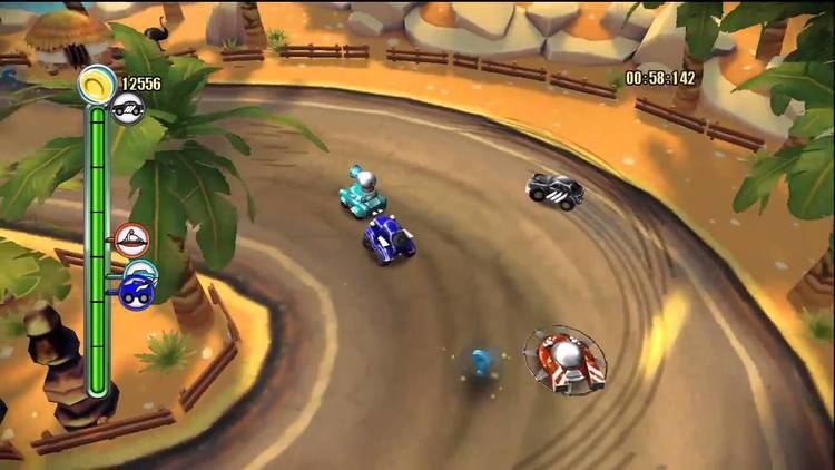 TNT Racers TNT Racers XBLA Time Mode Gameplay Level 2 Tutorial II
