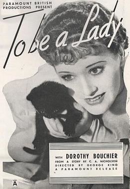 To Be a Lady movie poster
