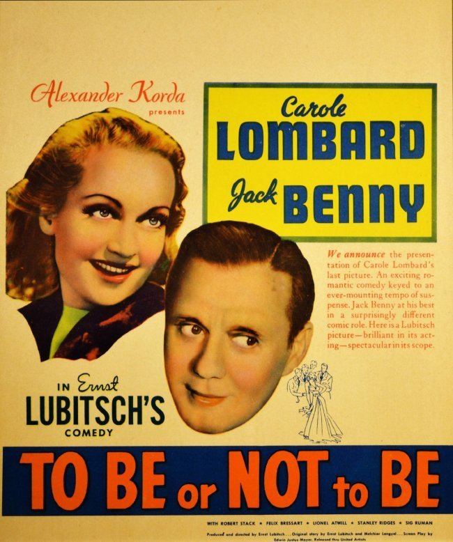 To Be or Not to Be (1942 film) To Be or Not to Be 1942