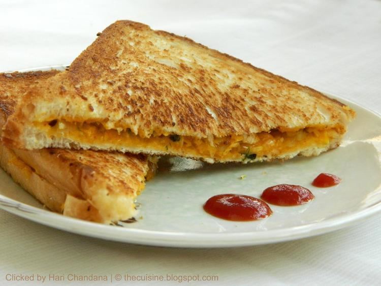 Toast sandwich Sweet Corn Curry Toast Recipe Blend with Spices
