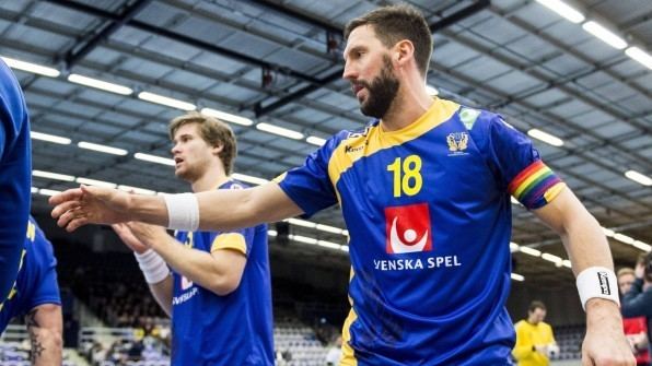 Tobias Karlsson (handballer) HandballEM 2016 in Polen Tobias Karlsson darf nicht mit Regenbogen