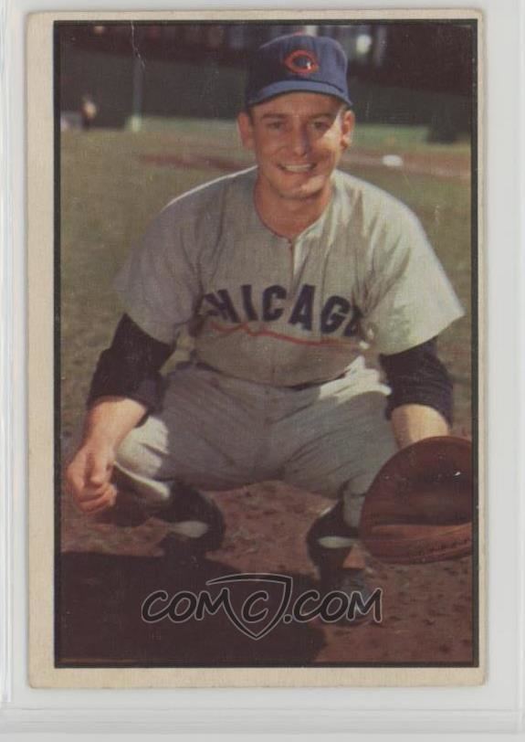 Toby Atwell 1953 Bowman Color Base 112 Toby Atwell Good to VGEX COMC