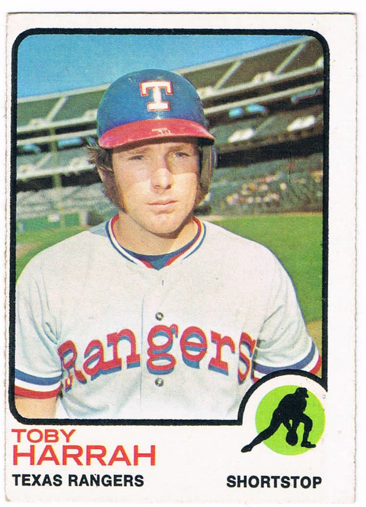 Toby Harrah 1973 Topps Photography Sportin39 the Mutton Chops