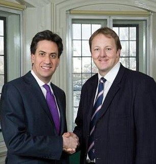 Toby Perkins Labour denies Ed Miliband stood on a box in Toby Perkins photo