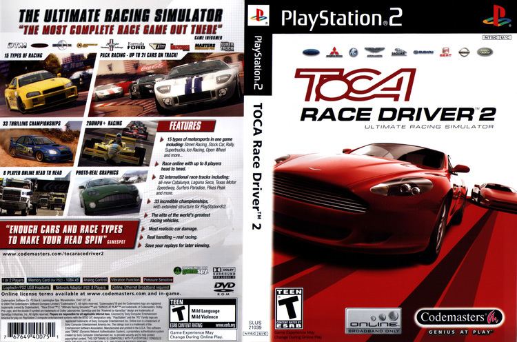 TOCA Race Driver 2 TOCA Race Driver 2 Cover Download Sony Playstation 2 Covers The