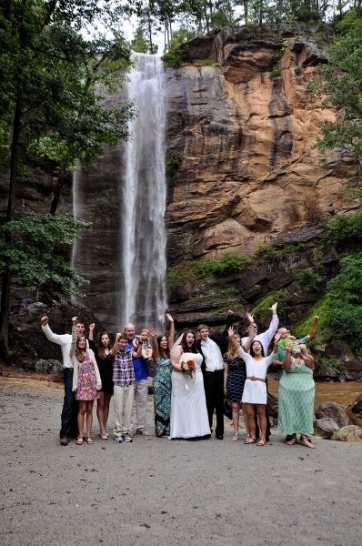 Toccoa Falls Toccoa Falls Toccoa Falls Weddings Waterfall Weddings at Toccoa