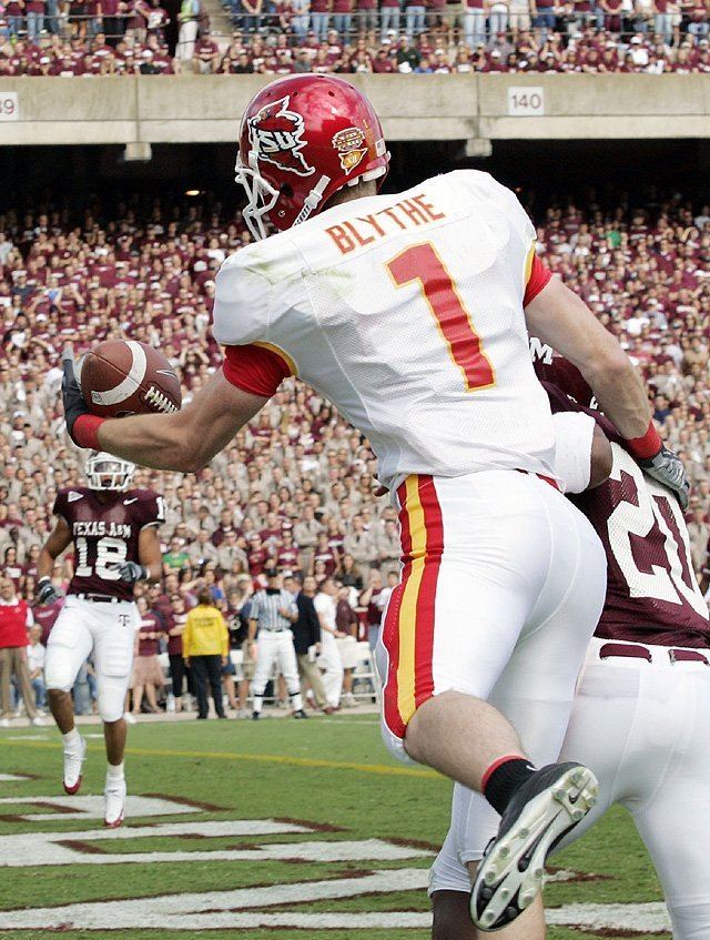 Todd Blythe Photo Iowa State39s Todd Blythe snags a touchdown pass