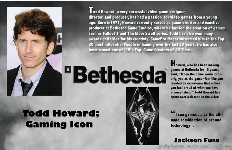 Todd Howard (video game designer) Semester 1 Jackson fuss