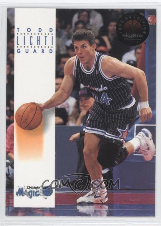 Todd Lichti 199394 Skybox Premium 261 Todd Lichti COMC Card